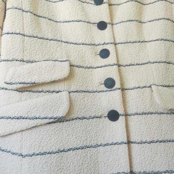 NWT rag & bone Roslyn Cotton Tweed Scoop-Neck Blazer Jacket - Picture 9 of 9